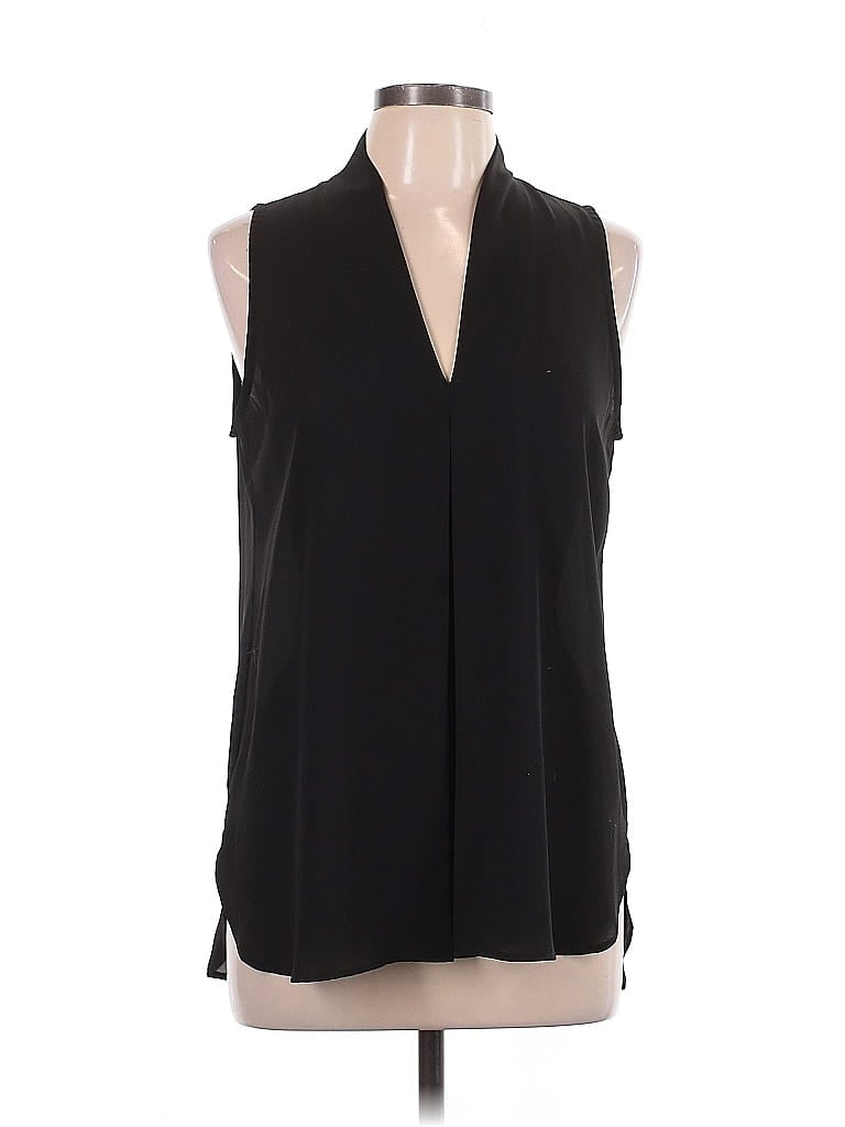 Pre-owned Kay Celine Sleeveless Blouse In Black