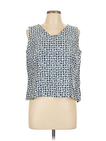 Robbie Bee Sleeveless Silk Top (view 1)