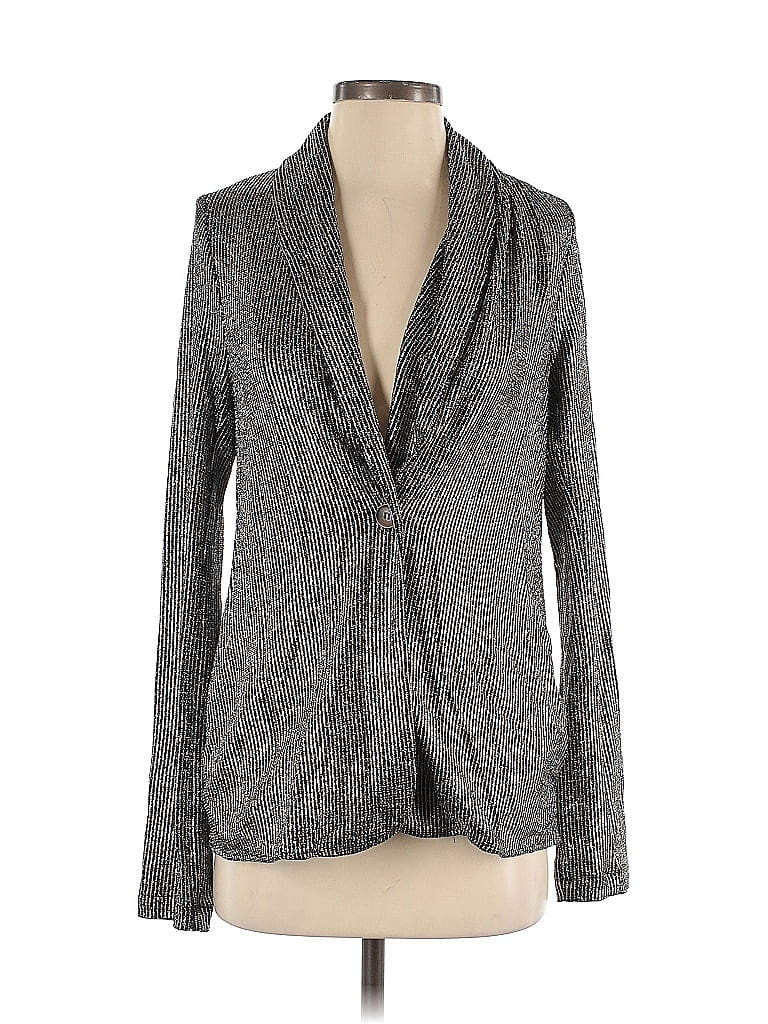 Pre-owned Show Me Your Mumu Blazer Jacket In Silver
