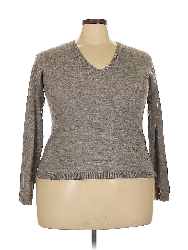 Pre-owned Fine Collection Pullover Sweater In Gray