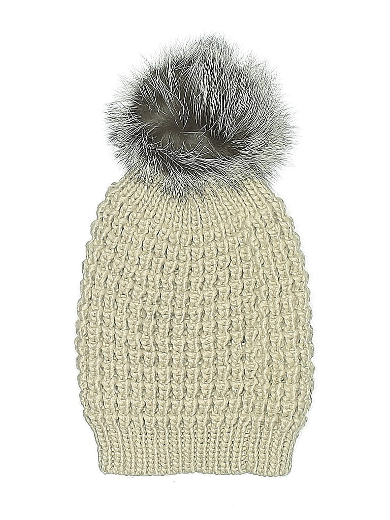 Jocelyn 100% Acrylic Ivory Tan Beanie One size - photo 1
