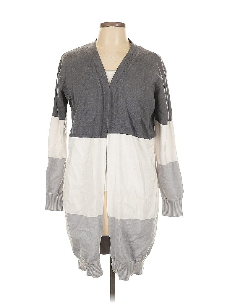 Pre-owned Unbranded Cardigan Sweater In Gray