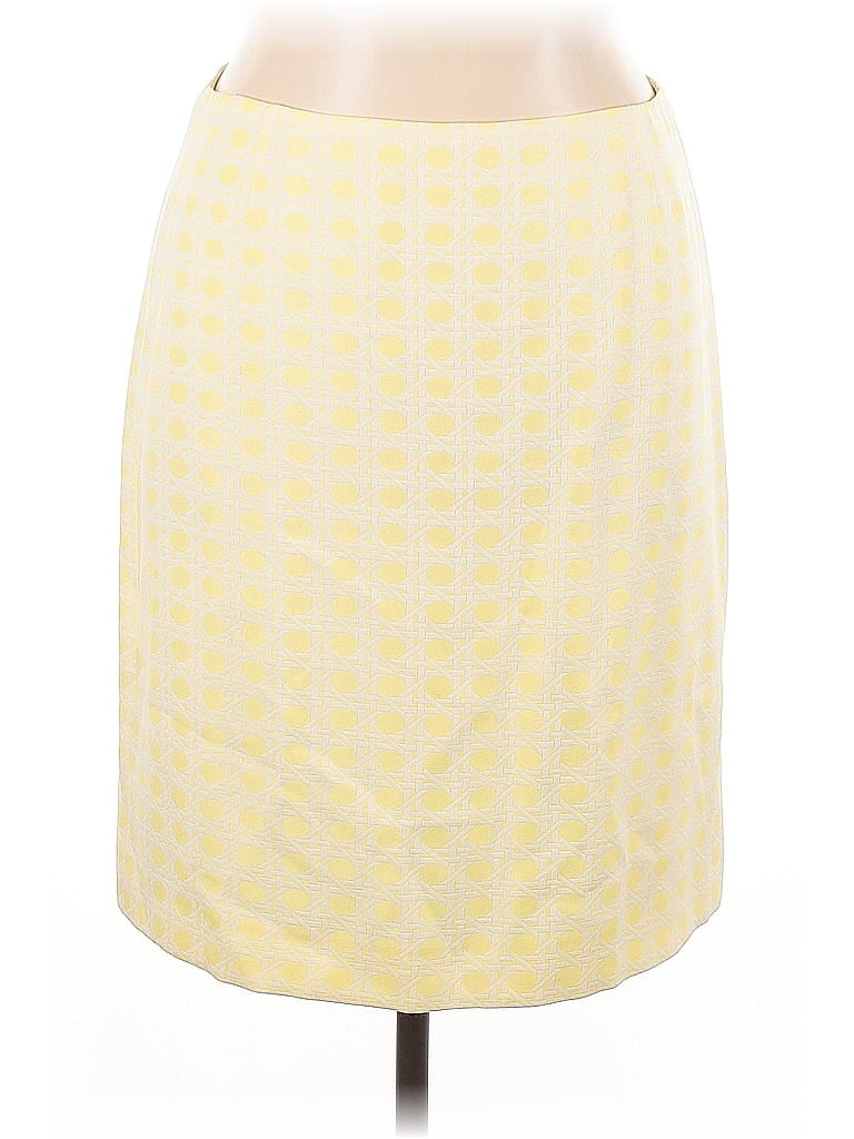 Pre-owned Alex Marie Formal Skirt In Yellow