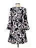 Eliza J Floral Black Blue Cocktail Dress Size 2 - photo 2