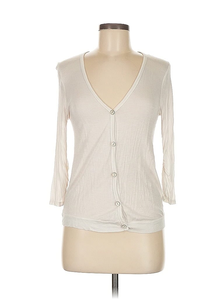 Blue Planet Ivory 3/4 Sleeve Top Size M - photo 1