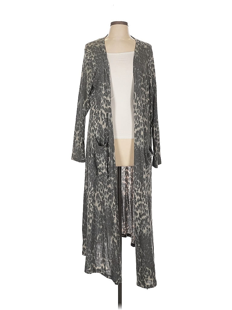 Pre-owned Lularoe Cardigan Sweater In Gray