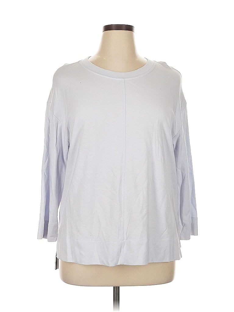 Pre-owned B New York 3/4 Sleeve T-shirt In Silver