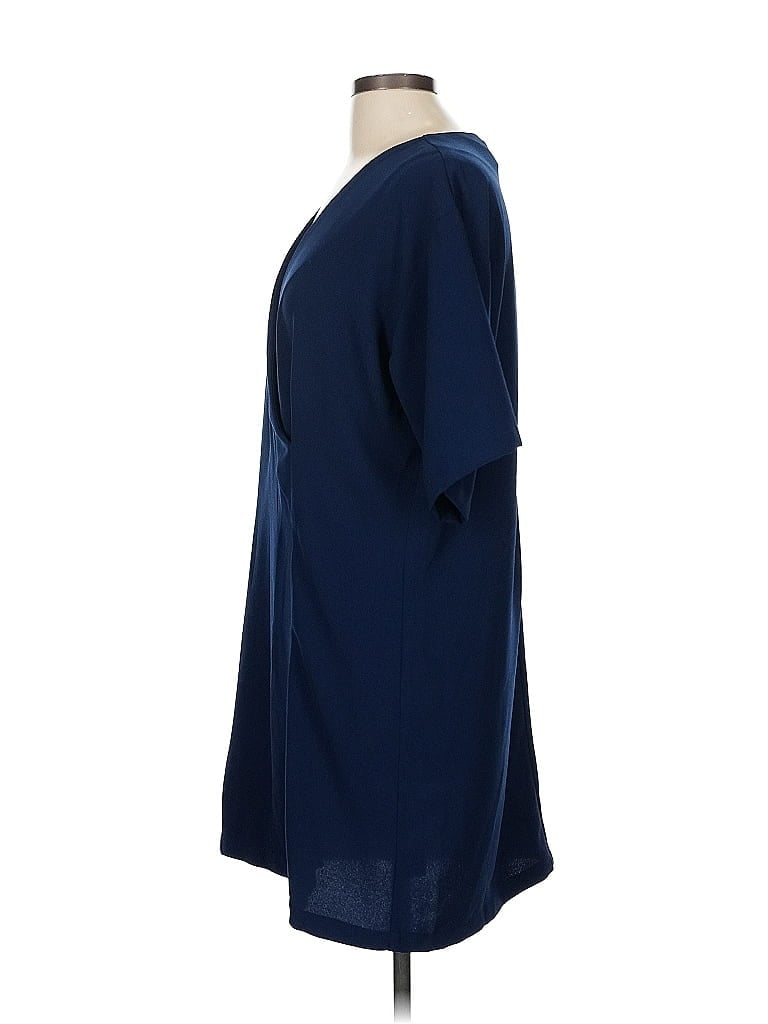 Pre-owned Bobeau Casual Dress In Blue