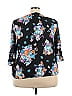 Peach Love 100% Polyester Black 3/4 Sleeve Blouse Size 3X - photo 2