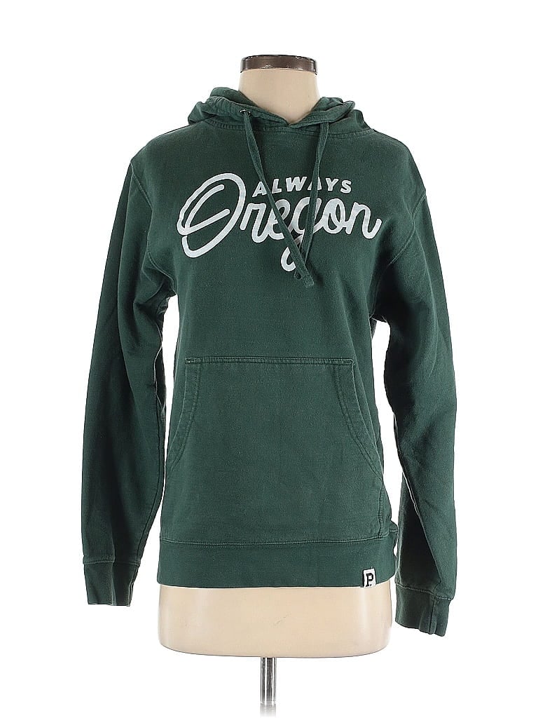 Pre-owned Assorted Brands Pullover Hoodie In Green