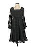 White Birch 100% Polyester Black Casual Dress Size S - photo 1