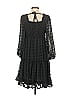 White Birch 100% Polyester Black Casual Dress Size S - photo 2