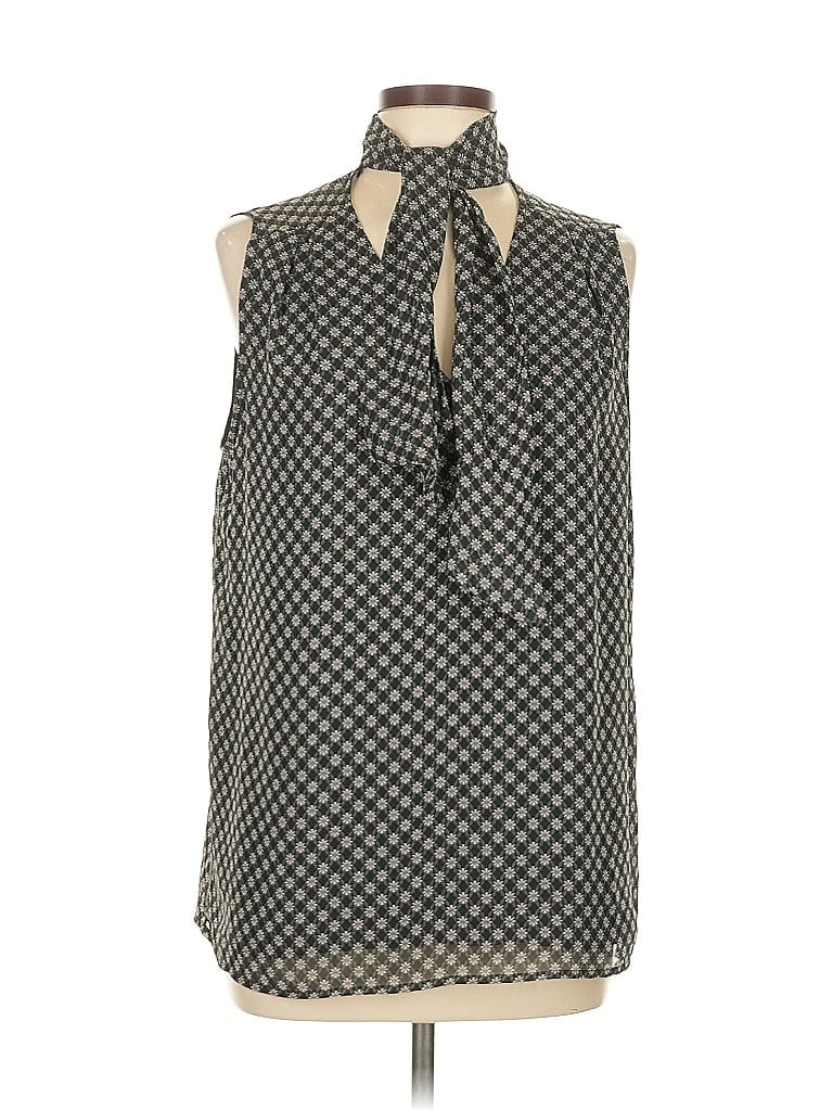 Pre-owned Pleione Sleeveless Blouse In Black