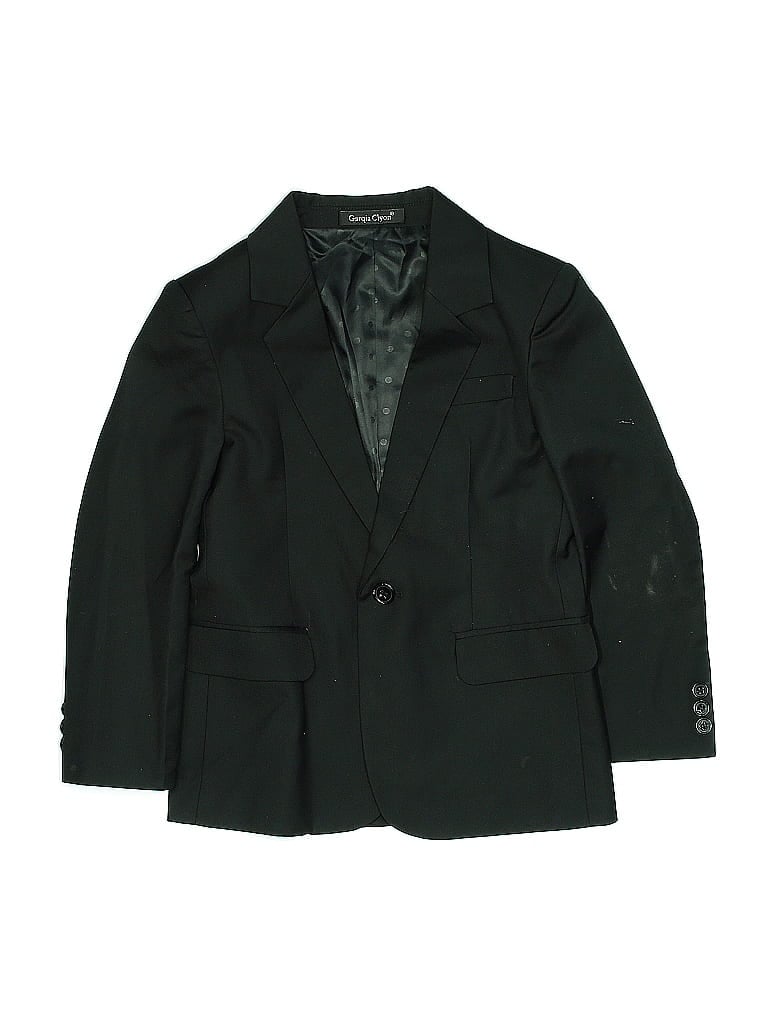 Pre-owned Assorted Brands Kids' Blazer Jacket In Black