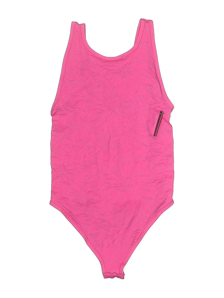 Pre-owned No Boundaries Bodysuit In Pink