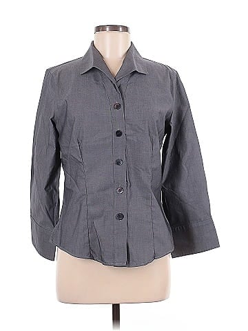 Foxcroft 3/4 Sleeve Button-Down Shirt (view 1)