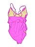 Old Navy Color Block Pink One Piece Swimsuit Size S - photo 2