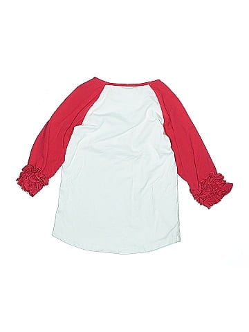 Ruffle Girl 3/4 Sleeve T-Shirt (view 2)