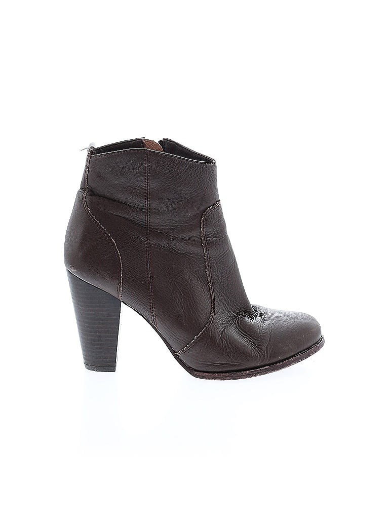 Pre-owned Joie Boots In Brown