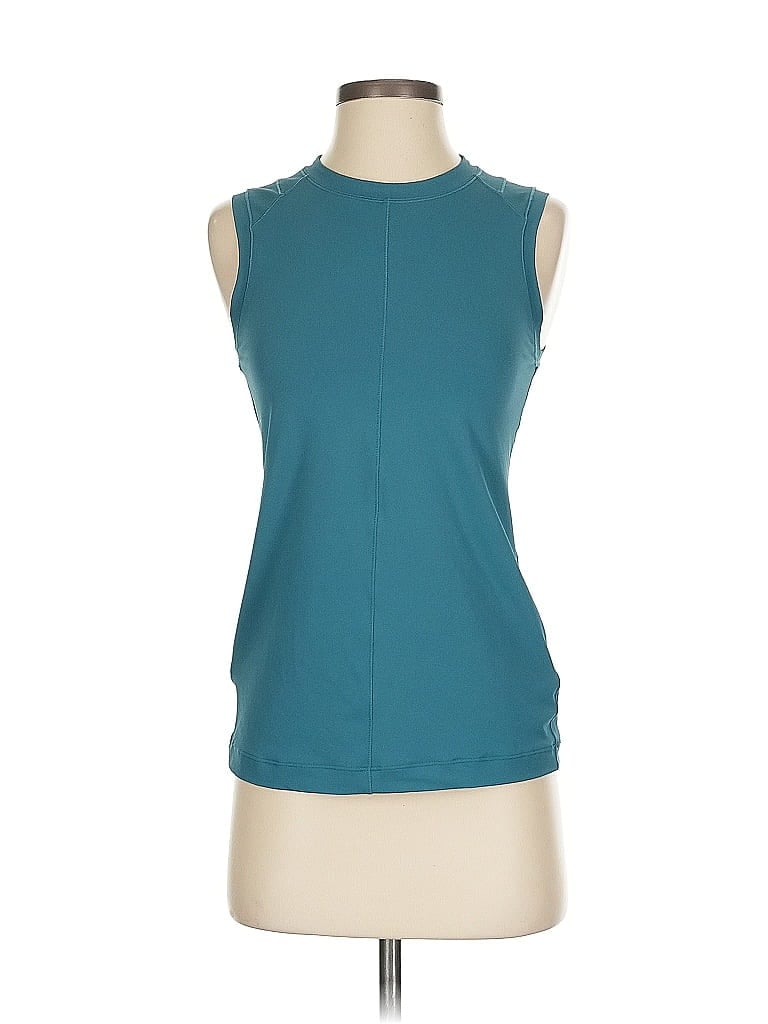 Pre-owned Athleta Sleeveless T-shirt In Blue
