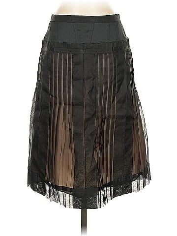 BCBGMAXAZRIA Runway Silk Skirt (view 1)
