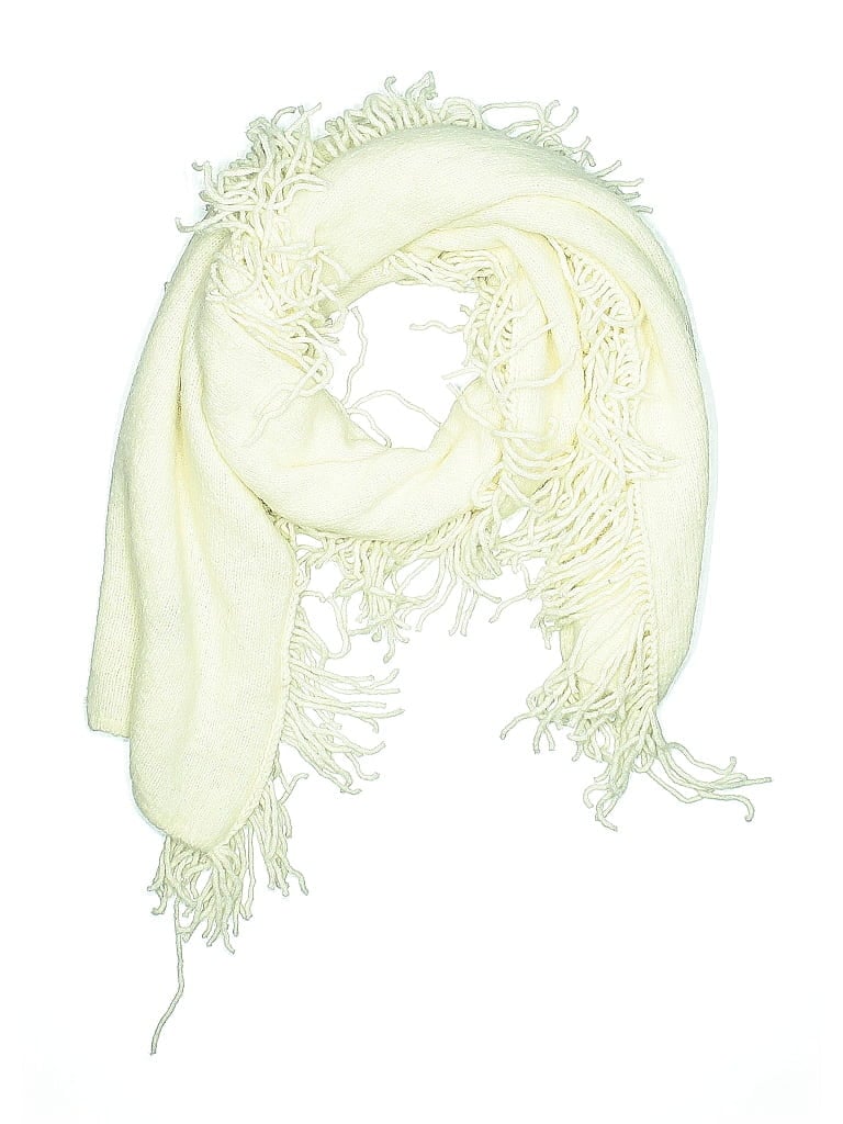 Pre-owned Zara Scarf In White