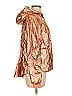 G by Giuliana Rancic 100% Nylon Metallic Gold Windbreaker Size 8 - photo 4