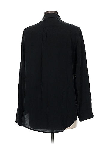TWO by Vince Camuto Long Sleeve Silk Top (view 2)