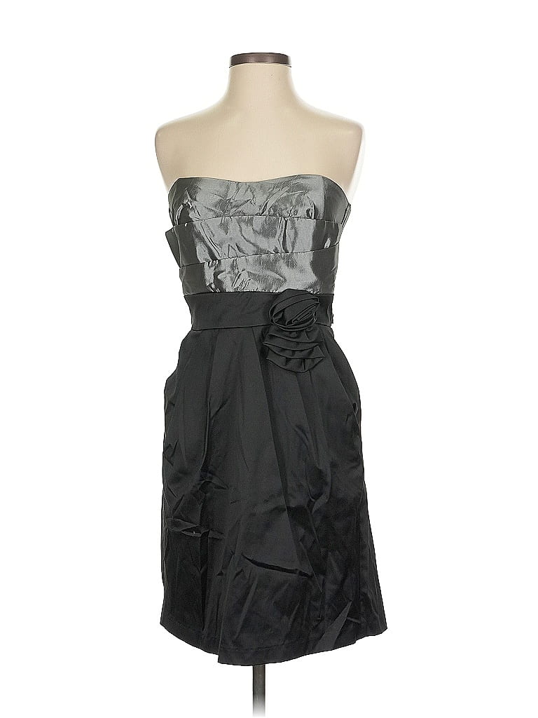 Pre-owned Teeze Me Cocktail Dress In Gray