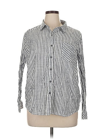 Natural Reflections Long Sleeve Button-Down Shirt (view 1)