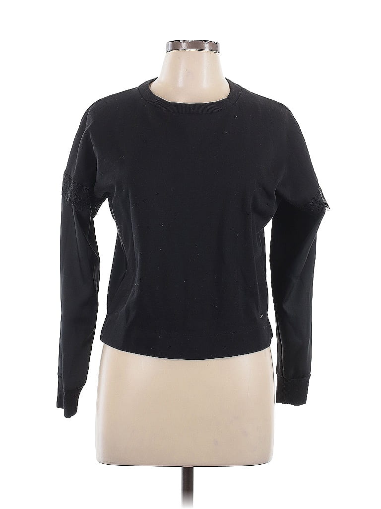 Pre-owned Dkny Sweatshirt In Black