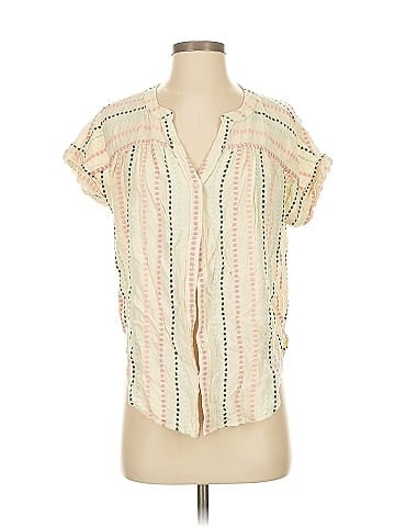 Lou & Grey for LOFT Short Sleeve Blouse (view 1)