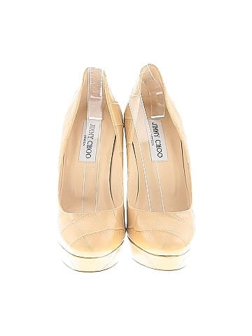 Jimmy Choo Embossed Crocodile Heels (view 2)
