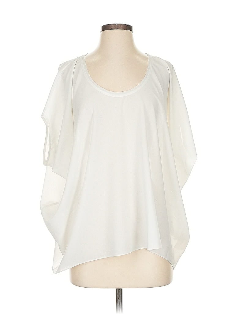 Pre-owned Helmut Lang 3/4 Sleeve Blouse In White