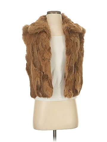 Adrienne Landau Faux Fur Vest (view 1)