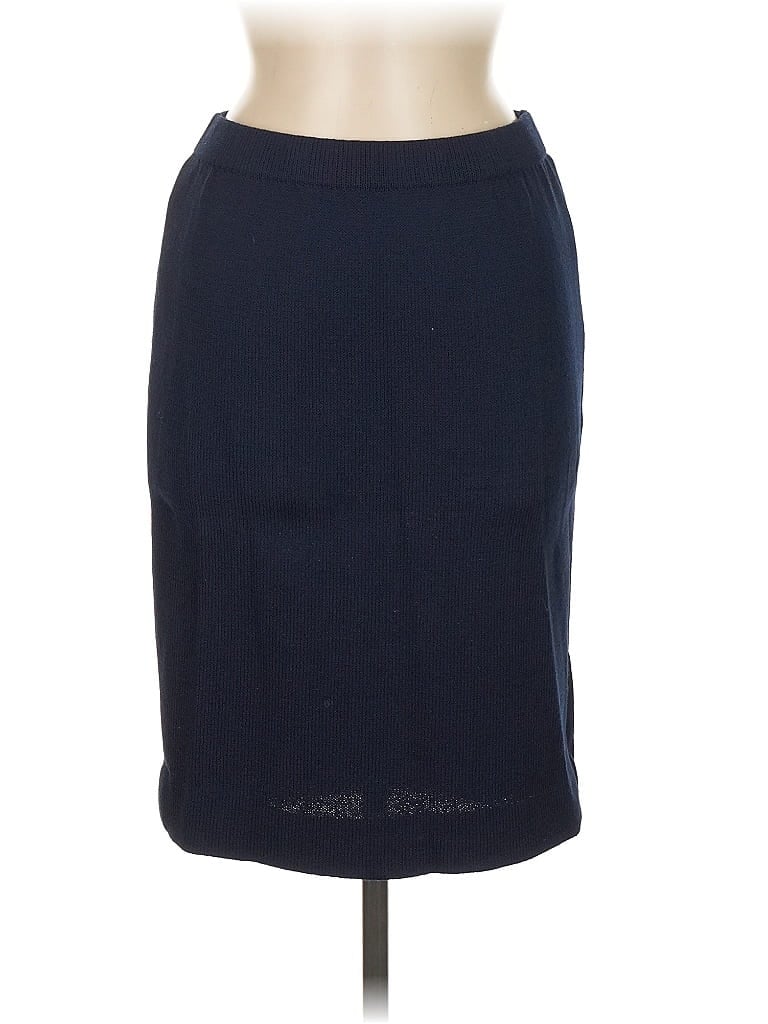 Pre-owned St John Formal Skirt In Blue