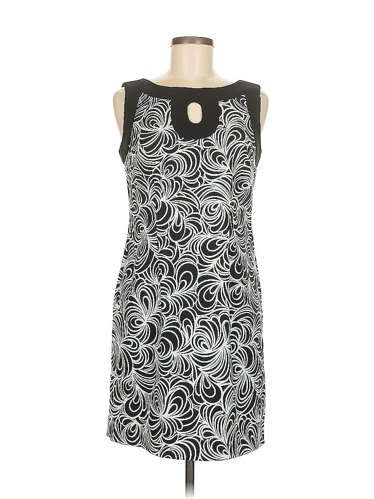 Pre-owned Connected Apparel Cocktail Dress In Silver