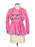 Frances Valentine 100% Cotton Pink Long Sleeve Blouse Size XS - photo 1