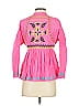 Frances Valentine 100% Cotton Pink Long Sleeve Blouse Size XS - photo 2