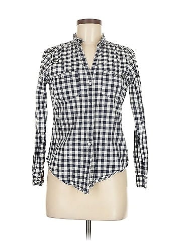 Maison Jules Long Sleeve Button-Down Shirt (view 1)
