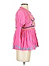 Frances Valentine 100% Cotton Pink Long Sleeve Blouse Size XS - photo 3