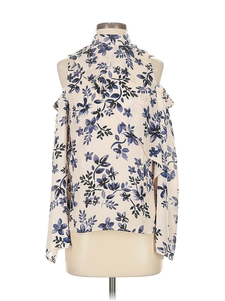 Pre-owned Parker Sleeveless Blouse In White