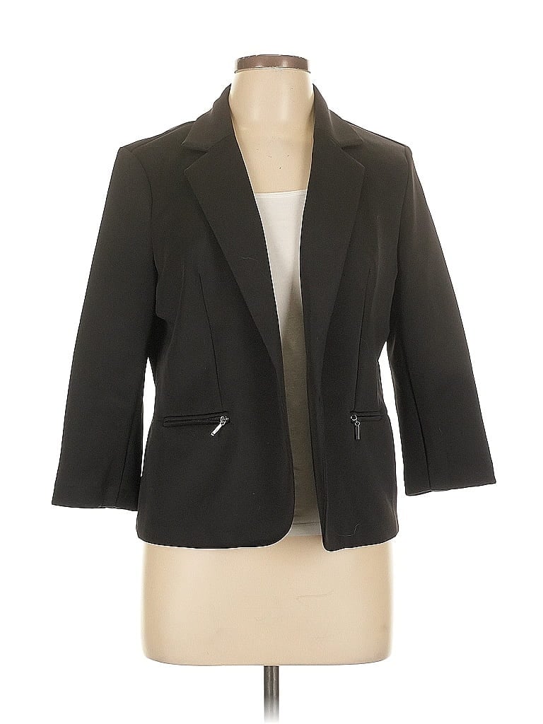Pre-owned 89th & Madison Blazer Jacket In Black