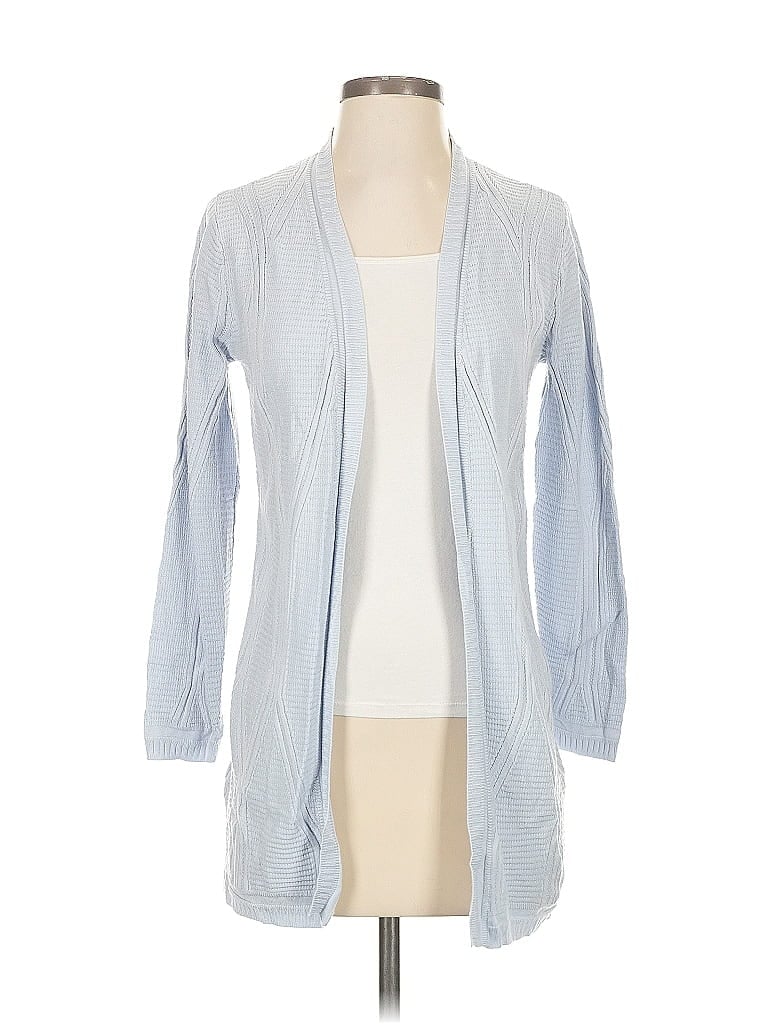 Pre-owned Calvin Klein Cardigan Sweater In Blue