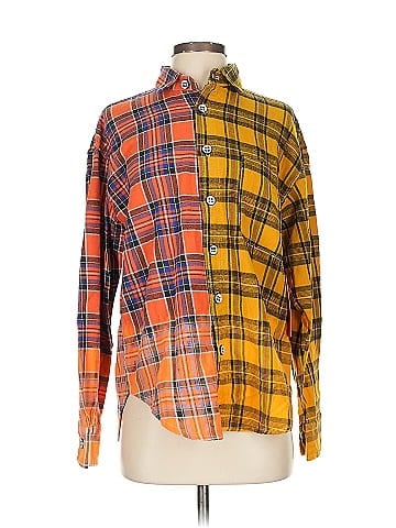 La Detresse Long Sleeve Button-Down Shirt (view 1)