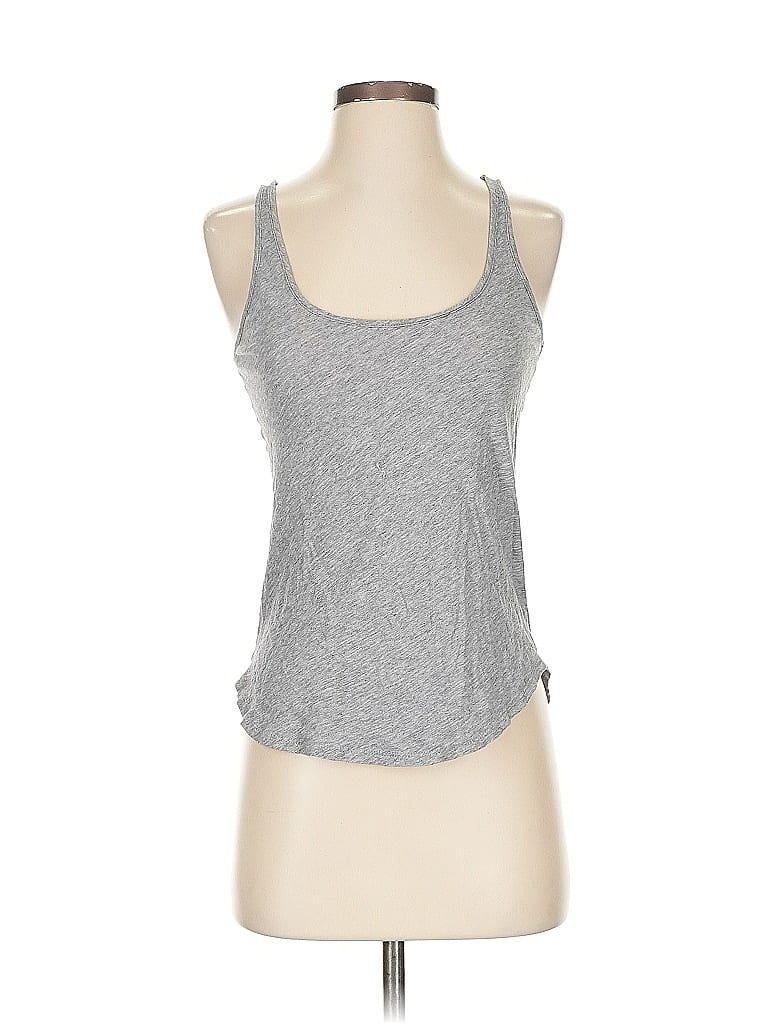 Pre-owned Madewell Tank Top Gray Halter Neckline Tops