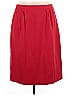 Kasper II 100% Nylon Solid Red Formal Skirt Size 24 - photo 1