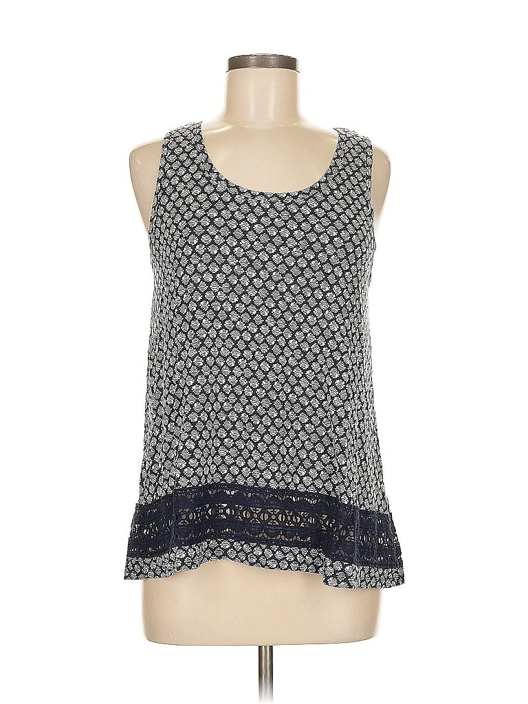 Pre-owned For Cynthia Sleeveless Blouse In Gray