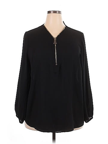 Carmen Carmen Marc Valvo Long Sleeve Blouse (view 1)