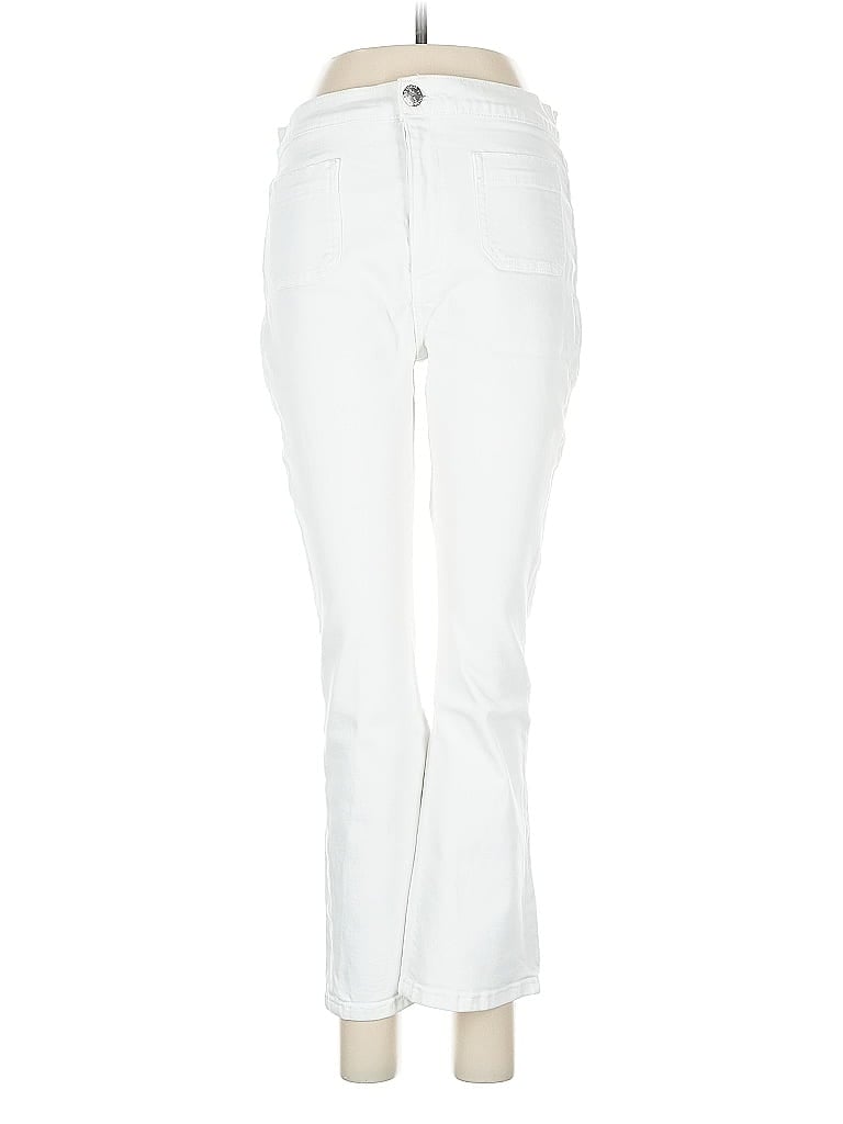 Pre-owned Current Elliott Jeans In White